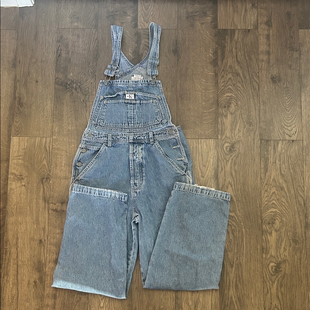 Calvin Klein Jeans Light Blue Denim Overalls